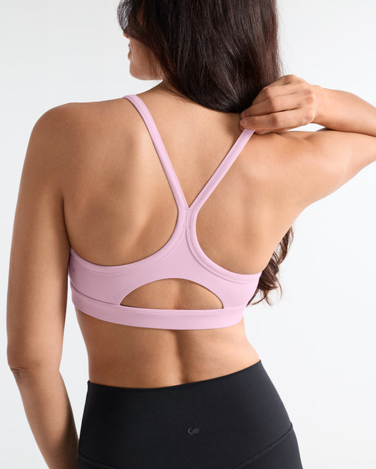 Y Racerback Thin Straps Yoga Bra